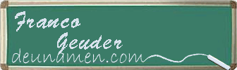 Franco Geuder Visitenkarte